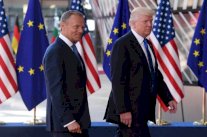 ترمب يلتقي رئيسي المجلس الاوروبي والمفوضية في بروكسل