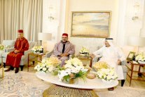 الملك محمد السادس يزور خادم الحرمين الشريفين بطنجة