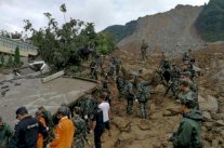 ثلاثة قتلى و32 مفقودا في انزلاق التربة في الصين