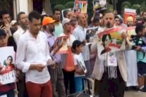متظاهرون في الرباط يدعون إلى وقف المجازر ضد مسلمي الروهينغا