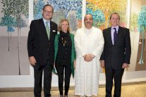 رسامة اسبانية تكسو جدران «باب الرواح» في الرباط بألوان الأشجار