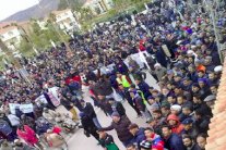 تظاهرات في جرادة استياء من تعامل المغربية مع مطالبهم