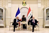 لودريان: ملتزمون بدورنا لإعمار مدن العراق المحررة