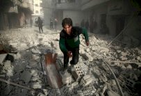 دخول أول قافلة مساعدات الى الغوطة الشرقية بعد التصعيد الأخير