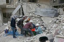 مدنيون لجأوا إلى اقبية الغوطة الشرقية لكنهم باتوا جثثاً تحت الانقاض