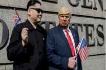 ترمب يرحب باعلان كيم وقف التجارب النووية ويعتبره