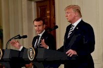 ترمب وماكرون يدعوان الى اتفاق نووي جديد مع ايران