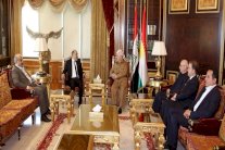 ملفا سوريا والعراق في لقاء البارزاني - الجربا