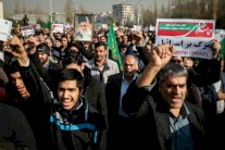 تظاهرات في ايران دعما للفلسطينيين في مناسبة