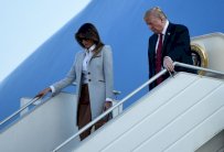 ترمب في هلسنكي عشية قمته مع بوتين