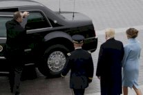 السيارات الرئاسية تسبق ترمب إلى اسكتلندا