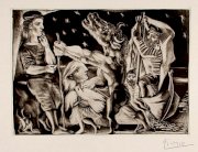 سيرة حياة بيكاسو في سنوات الإضطراب الإسباني