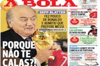 الصحف البرتغالية تفتح النار على بلاتر وتطالبه بإغلاق فمه