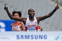 ذهبية الماراثون للبحريني محبوب في اسياد 2014