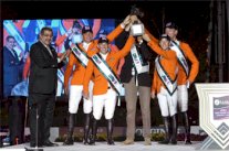 هولندا تظفر بكأس الفروسية للأمم