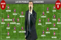 مدرب برشلونة يفاضل بين تشكيلتين لمواجهة ريال مدريد في الكلاسيكو