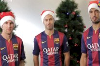 نجوم برشلونة يقدمون تهنئتهم بأعياد ميلاد رأس السنة