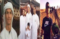 بالصور.. الزي الإماراتي يستهوي رونالدو ونجله في دبي