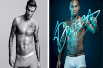 على خطى بيكهام .. دروغبا عارض أزياء للملابس الداخلية