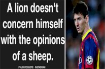 الأرجنتيني ليونيل ميسي يصف نفسه بـ