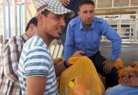 يونس محمود .. يشارك في إغاثة المهاجرين في كركوك 