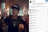 نيمار يحتفل بوصول عدد متابعيه إلى 10 مليون على إنستغرام على طريقته