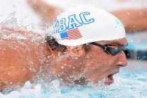 خسارة فيلبس في سباق 100 م فراشة