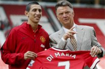 فان غال محذراً جماهير اليونايتد: لا تنتظروا المعجزة من دي ماريا 