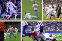 كريستيانو رونالدو بطل التدخلات الخشنة في ديربي مدريد