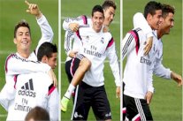 رونالدو يصلح خطأه مع خاميس رودريغيز بطريقة كوميدية 