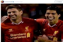 سواريز يوجه رسالة خاصة إلى جيرارد عبر إنستغرام 