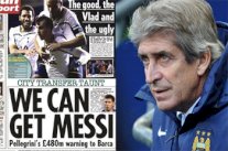 مدرب مانشستر سيتي : قادرون على جلب ميسي مهما كلف ثمنه