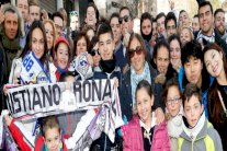 جماهير ريال مدريد تؤازر كريستيانو قبل موقعة سوسييداد