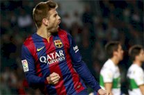 بيكيه يدخل مع برشلونة نادي الـ 200 في الدوري الإسباني