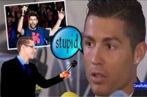 رونالدو يصف سؤال صحفي بـ 