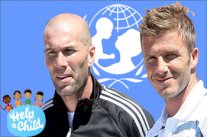 بيكهام وزيدان يتواجهان في مباراة خيرية لصالح الأطفال