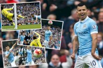 أغويرو يحقق أسرع خماسية في تاريخ الدوري الإنكليزي 