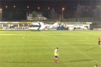 هبوط اضطراري لطائرة هليكوبتر يوقف مباراة في بلجيكا