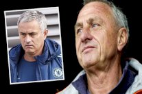 كرويف مهاجما مورينيو : يشكل مثالا سيئا للشباب 