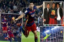 سواريز أحرز هاتريك فماذا كتب زملاؤه على كرة الثلاثية؟