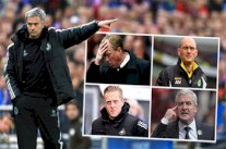 جوزيه مورينيو يتصدر قائمة المدربين المعرضين للإقالة