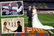 خطيبين صينيين يعودان لملعب