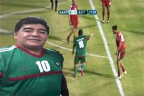 مارادونا يبهر المغاربة بهدف رائع في مباراة استعراضية