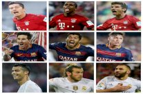 ثلاثي البايرن يتفوق تهديفياً على برشلونة وريال مدريد