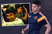 خاميس رودريغيز يثير استغراب المواطنين في باص بتشيلي