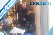 بالصور.. أنشيلوتي في لندن للتفاوض مع مسؤولي تشيلسي
