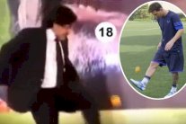 مارادونا يتفوق على ميسي في مهارة تنطيط 