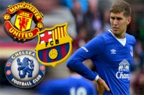 برشلونة يصارع يونايتد وتشيلسي على مدافع إيفرتون