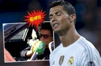 رونالدو ينفعل على مراسل تلفزيوني بسبب الكلاسيكو!