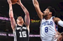 سان انتونيو يلحق بفيلادلفيا خامس اسوأ هزيمة في تاريخه